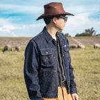 Denim Coat American Retro Jacket Men